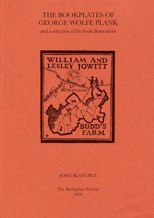 Cover of The Bookplates of George Wolfe Plank