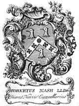 Bookplate of Robert Nash by Hillyard